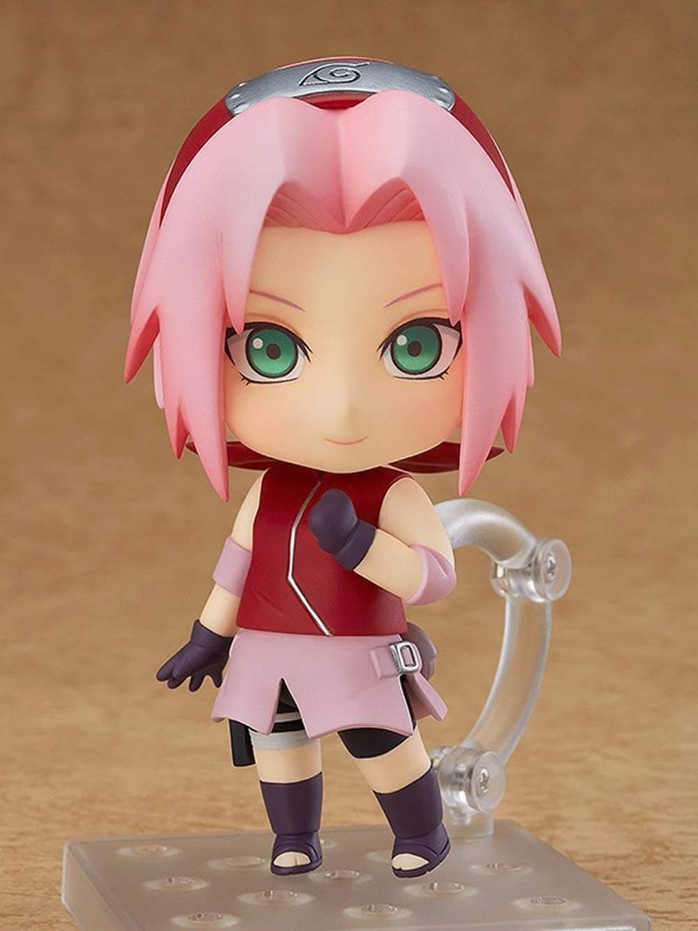 Skwenp NARUTO Haruno Sakura Q Version Nendoroid Interchangeable Face Movable Figure PVC Anime Cartoon Model Statue Figure Toy Collectibles Decorations Gifts