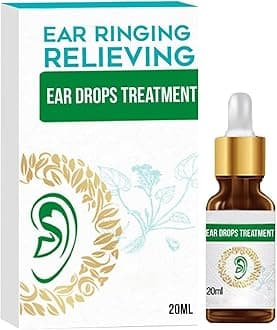 Organic Ear Ringing Remedy Drops,Ear Drops to Help Stop Ringing in The Ears,Tinnitus Relief,Noises in Ears,Pain,and Discomfort,Relieves Ear Aches,Swimmer's Ear (2pcs)