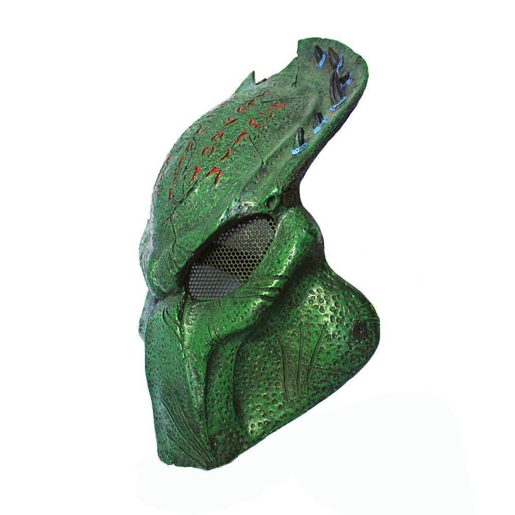 YIDUO(TM) Wire Mesh Alien Vs Predator AVP Wolf 2.0 Full Face Protection Paintball Mask Protective Gear War Game Fiberglass masks Halloween Costume BB Gun