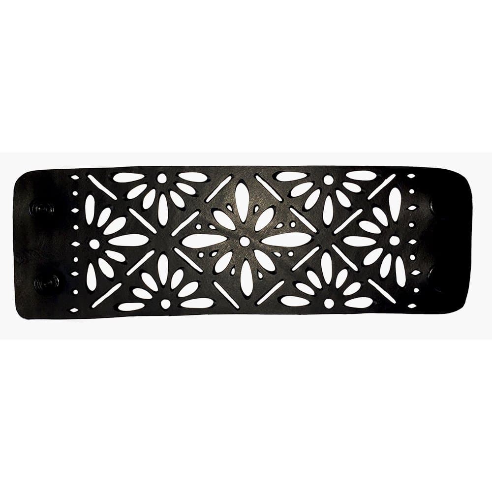 – Eco Hand Crafted Fair Trade - Recycled Rubber Inner Tube - Rectangular Cuff - Bracelet