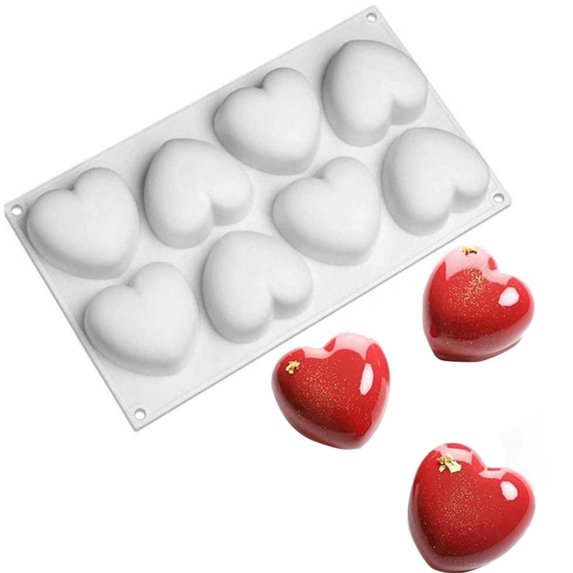 OCPO KITCHEN Apple Silicone Mold for Baking Mousse Cake, Candy, Chocolate, Fr...