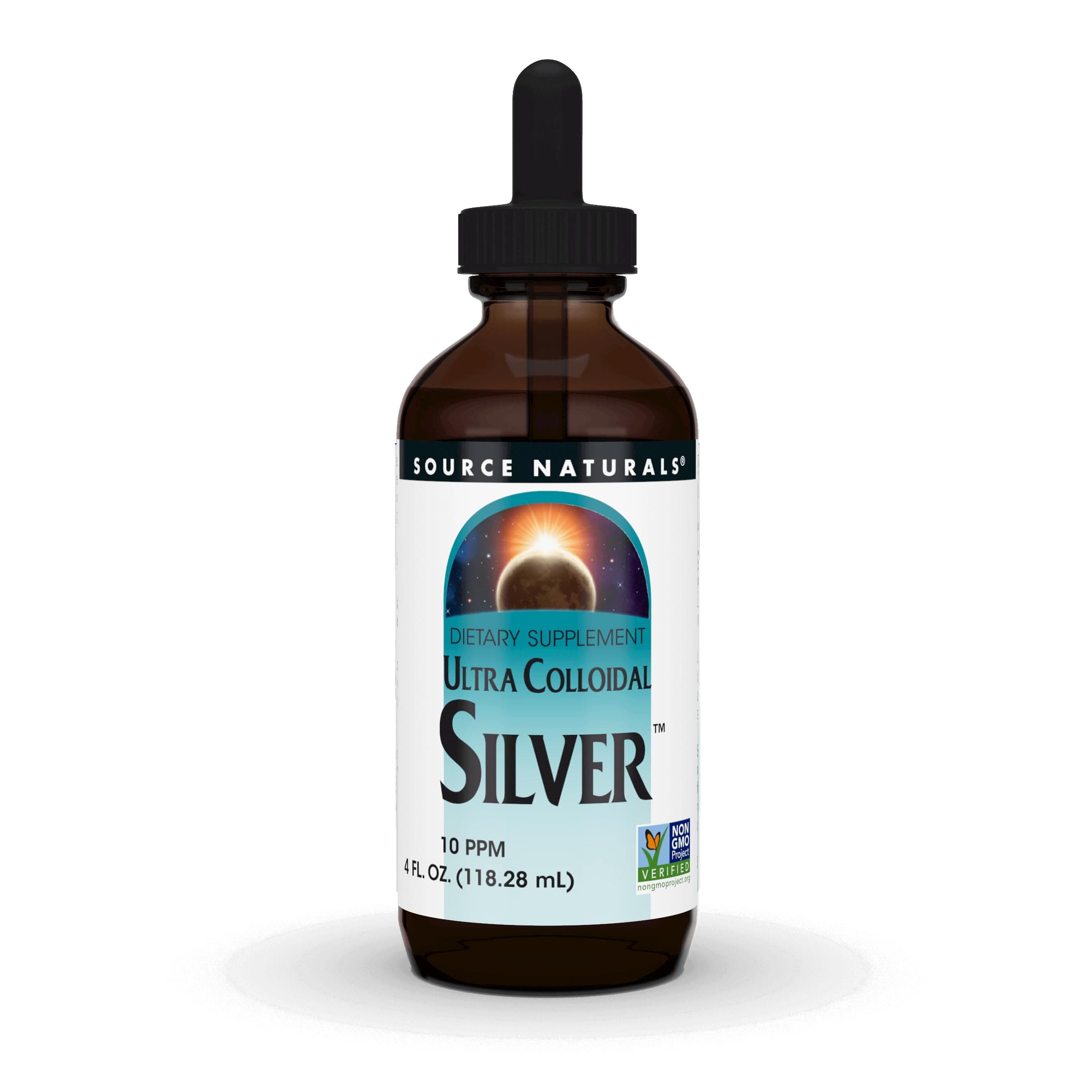 Ultra Colloidal Silver - Liquid Supplement for Immune System Support - 10 ppm - 4 oz