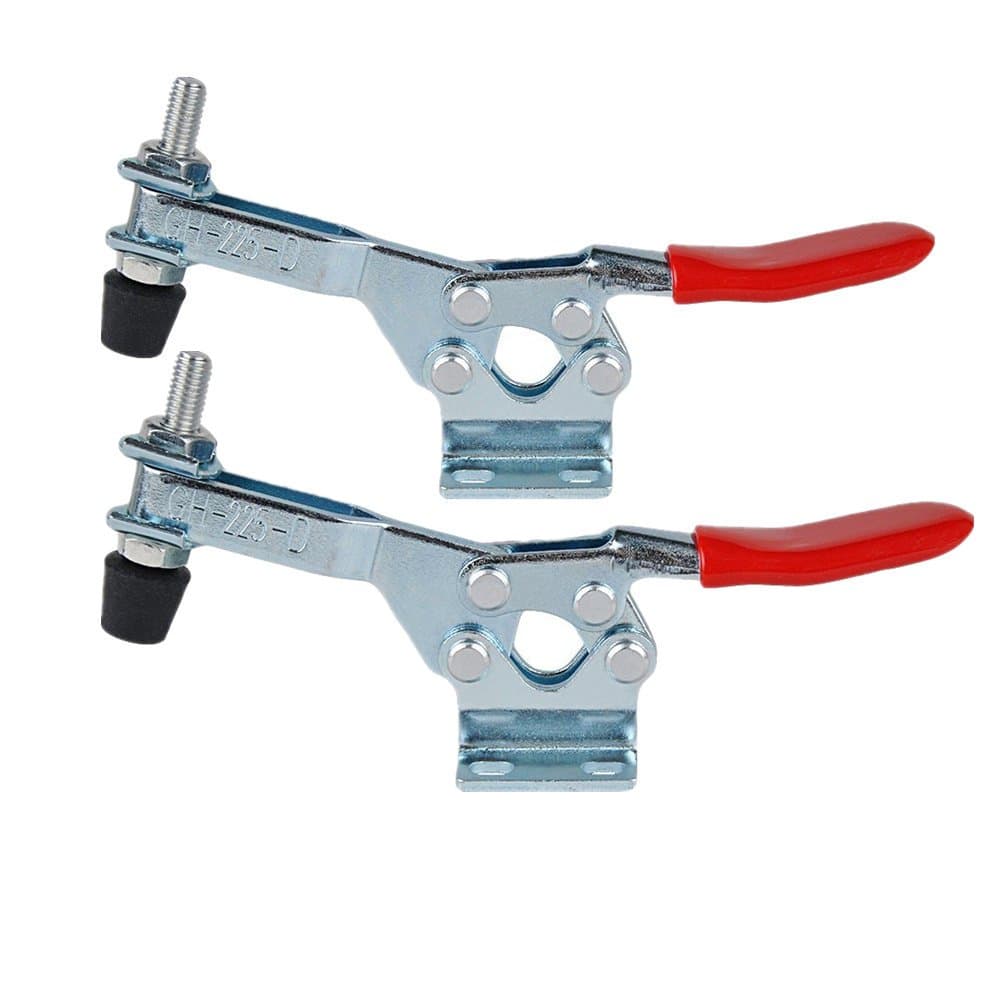 Horizontal Quick Release Toggle Clamp GH-225-D 500 Pounds Holding Capacity Heavy Duty Metal Holding Latch 2pcs