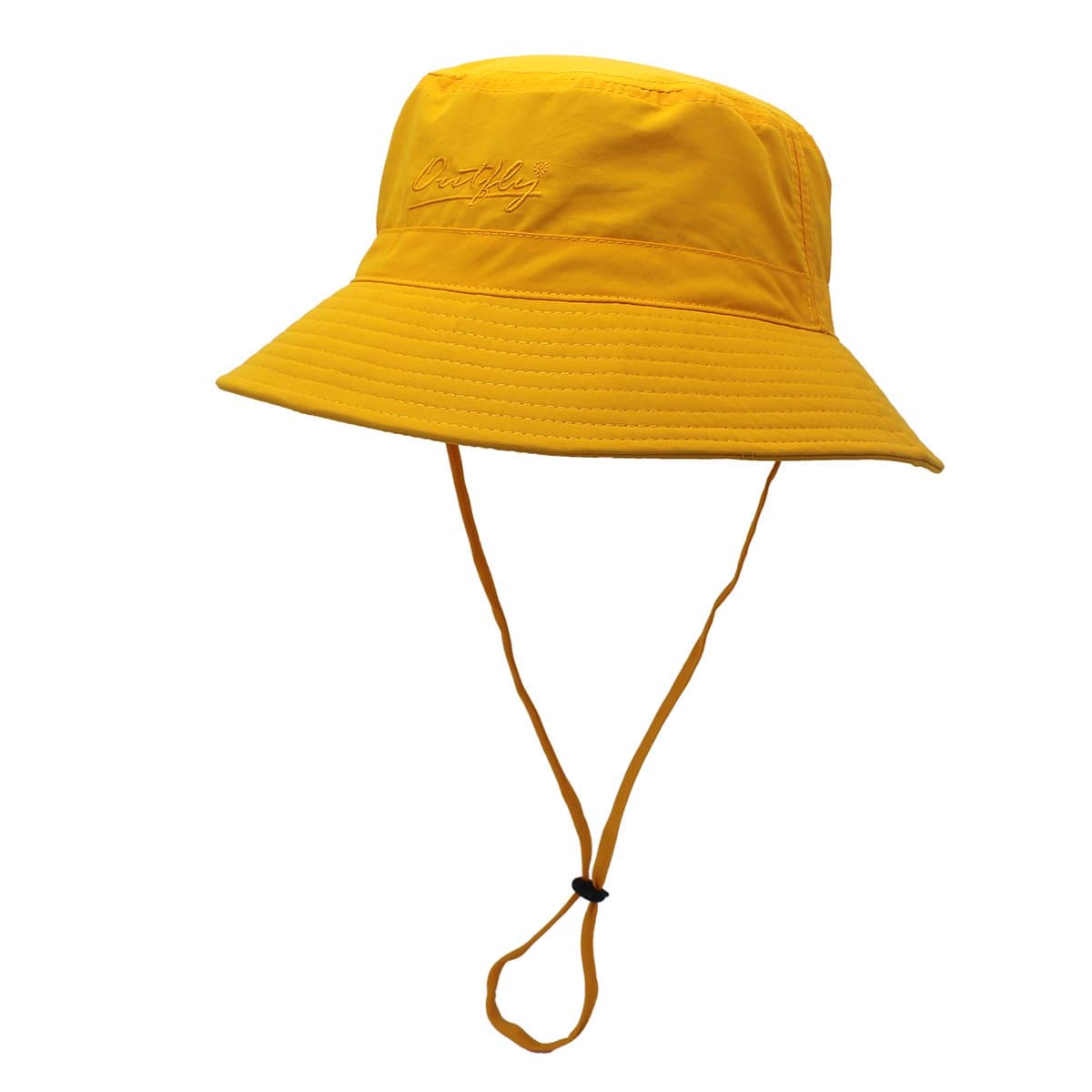 outflyQuick-Dry Bucket Hat Foldable Detachable Chin Strap for Summer UPF50+ UV Protection Women Men Polyamide Outdoor Sun Hat Fishing Hat Unisex