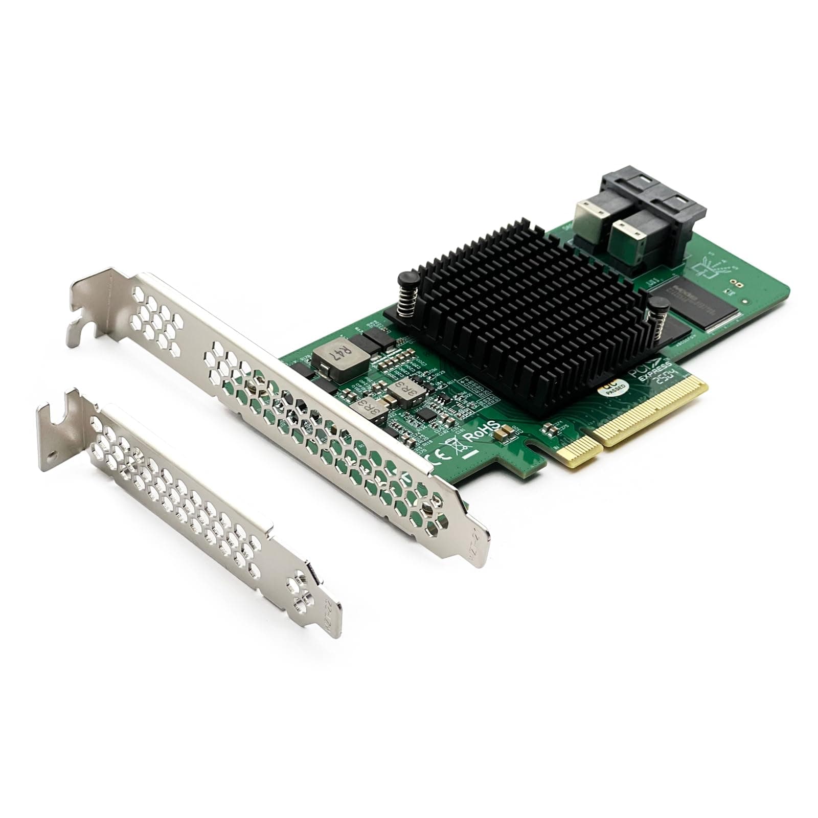 10Gtek 12G Internal PCI-E SAS/SATA HBA Controller Card, Broadcom's SAS 3008, compatible for SAS 9300-8I