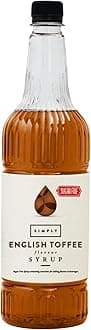 Sugar Free English Toffee Syrup 1 Litre (Pack of 1)