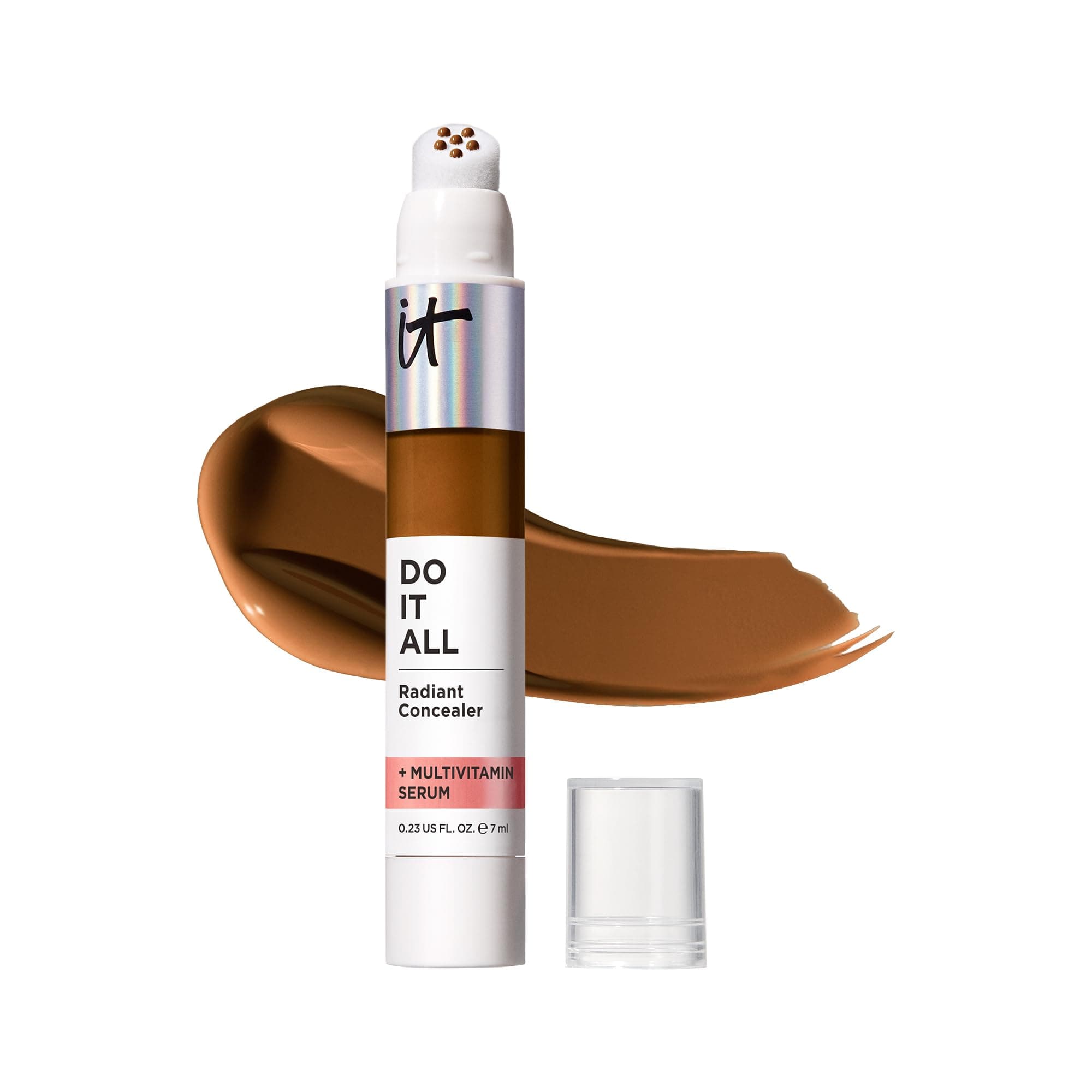IT Cosmetics Do It All Radiant Concealer ­­– Makeup Concealer – Hydrate & Brighten – Creaseless Medium Coverage & Radiant Finish ­­– Niacinamide & Hyaluronic Acid - 0.2 Fl Oz