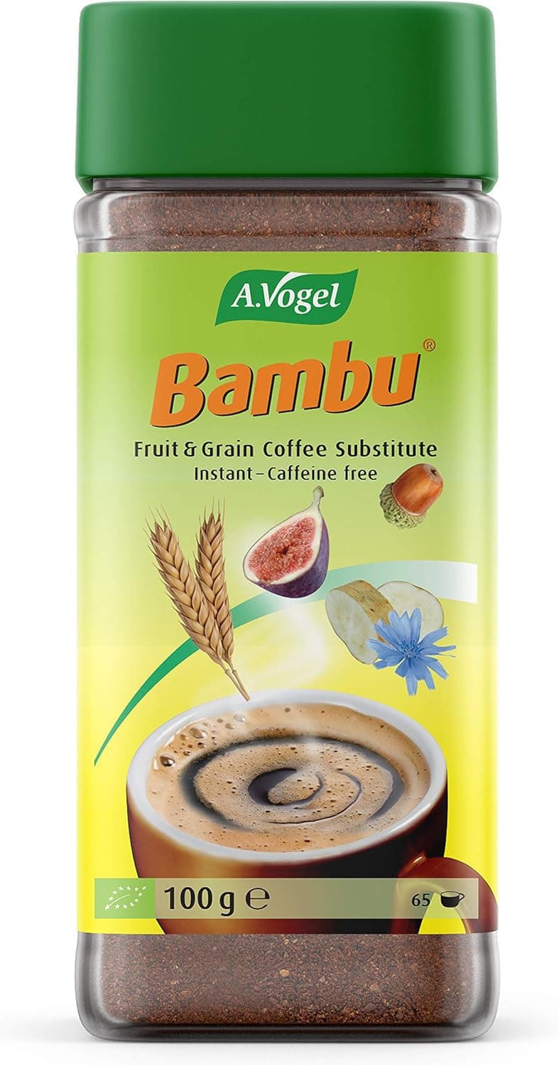 A.Vogel Bambu® Fruit & Grain Coffee Substitute | Caffeine-free | Organically Grown Natural Ingredients | 65 Servings | 100g