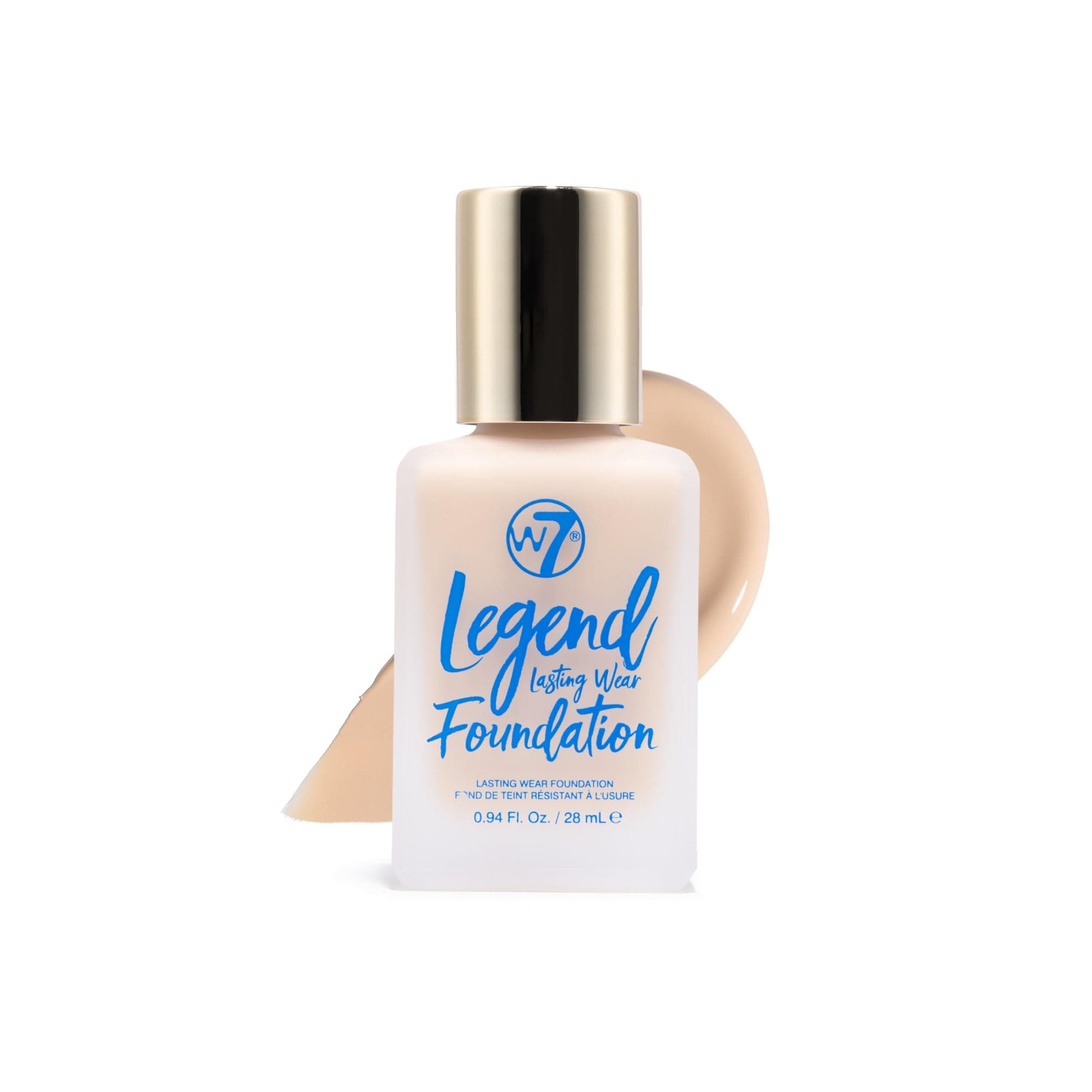 Legend Foundation - Creamy Liquid Foundation for Poreless, Semi-Matte Medium Coverage - 28ml (Sand Beige)