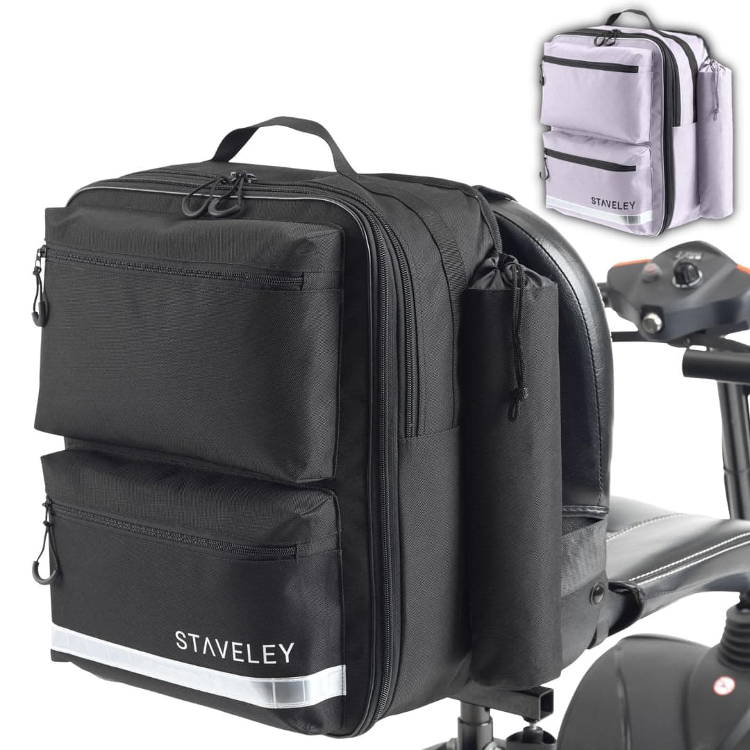 Black Staveley Mobility Scooter Bag