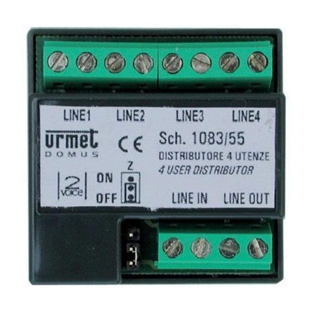 1083/55 - URMET DOMUS SPA DISTRIBUTOR 4 USERS 2VOICE