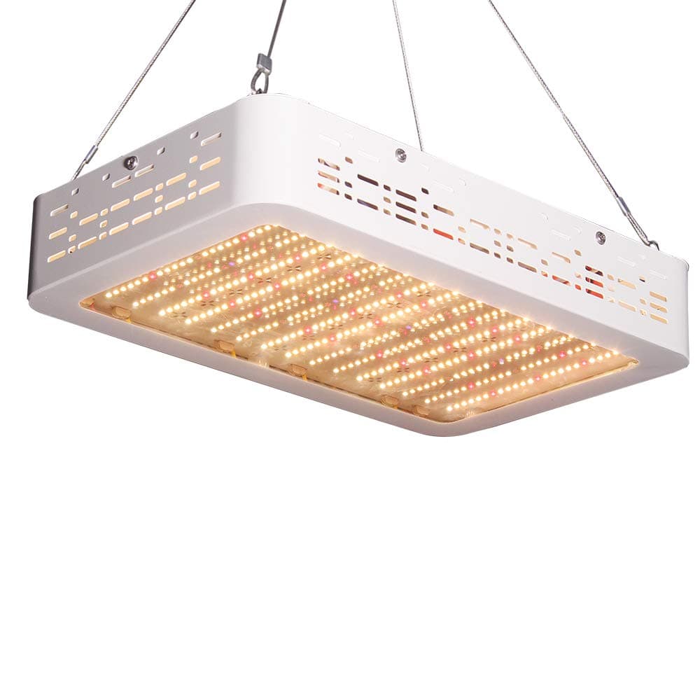 XECCON 2000W LED Grow Light for Indoor Plants Double Switch Full Spectrum Greenhouse Hydroponic Seedling Veg Flower (2x4ft)