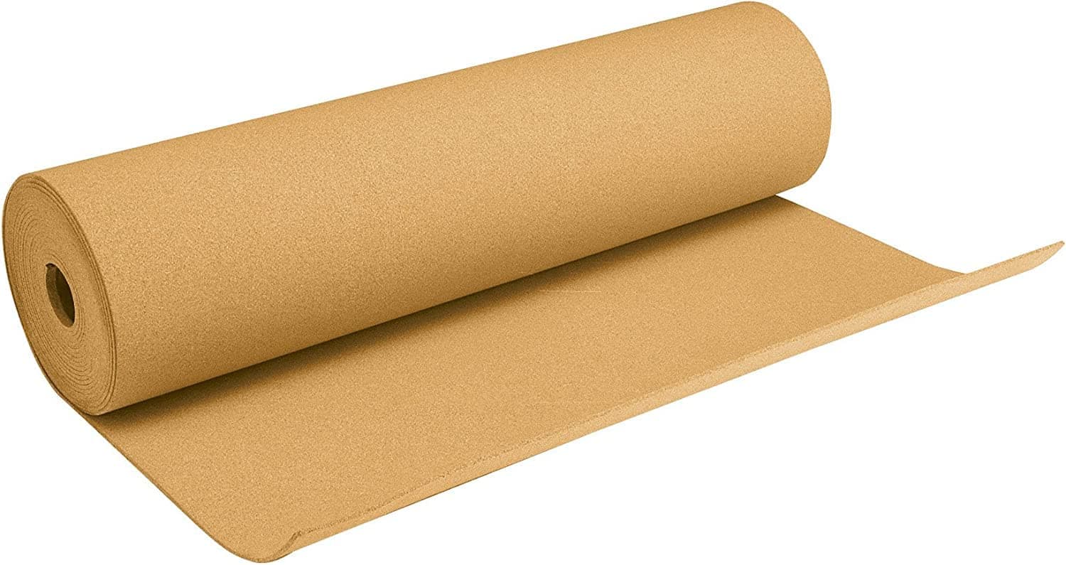 – Cork Roll - 1M x 5M, 6mm Thick, High Density Cork Sheet for Pin Boards, Notice Boards, Walls