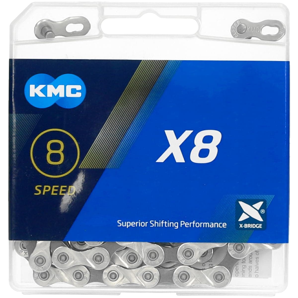 X8-93 - 8 Speed Silver/Grey Chain,114L