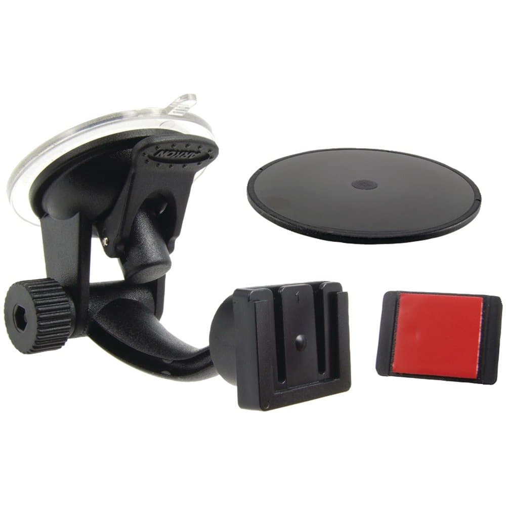 Arkon Slim-Tab Deluxe Windshield and Dash Mount for Smartphone - Bulk Packaging - Black