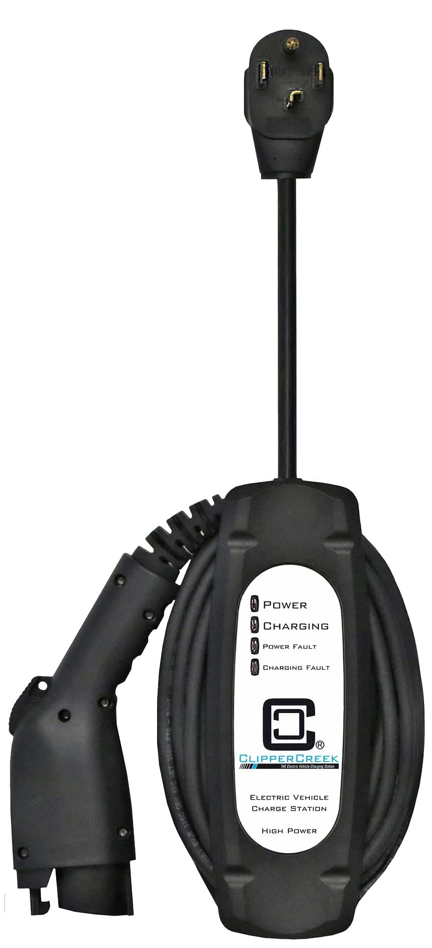 EV Charging Station, Level 2, LCS-20P, 14-30 Plug, 16A, 25 ft Cable, Safety Certified, Made in America