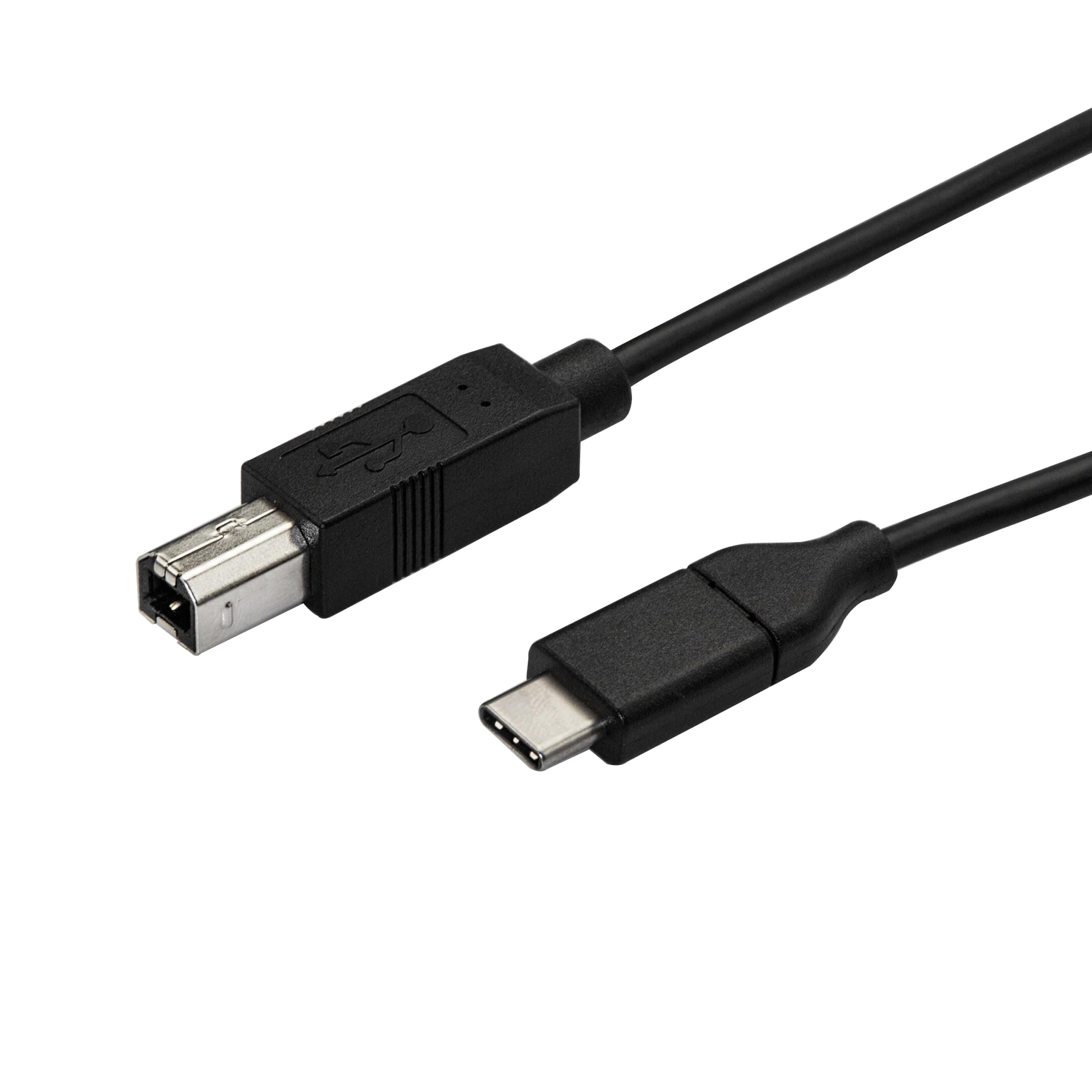 StarTech.com USB2CB3M USB C to USB B Printer Cable , 10' / 3m