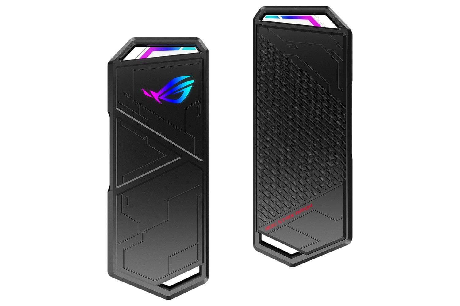 ROG Strix Arion M.2 NVMe SSD Enclosure: USB 3.2 Gen 2x1 Type-C (10 Gbps), Dual USB-C to C & USB-C to A Cables, Screwdriver-Free, Thermal Pads Included, Fits PCIe 2280, 2260, 2242, 2230 - Black