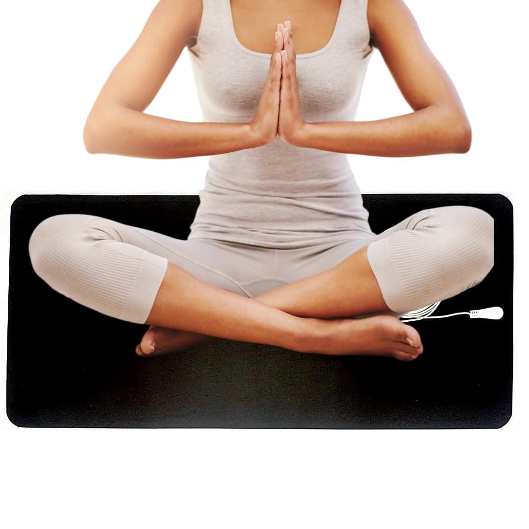 - Zero Volt, Grounding, Earthing Meditation Kit - Helps in Sleeping, Anxiety, Imflamation. Both Side Use. Univarsal Size. With Carry Bag Pouch