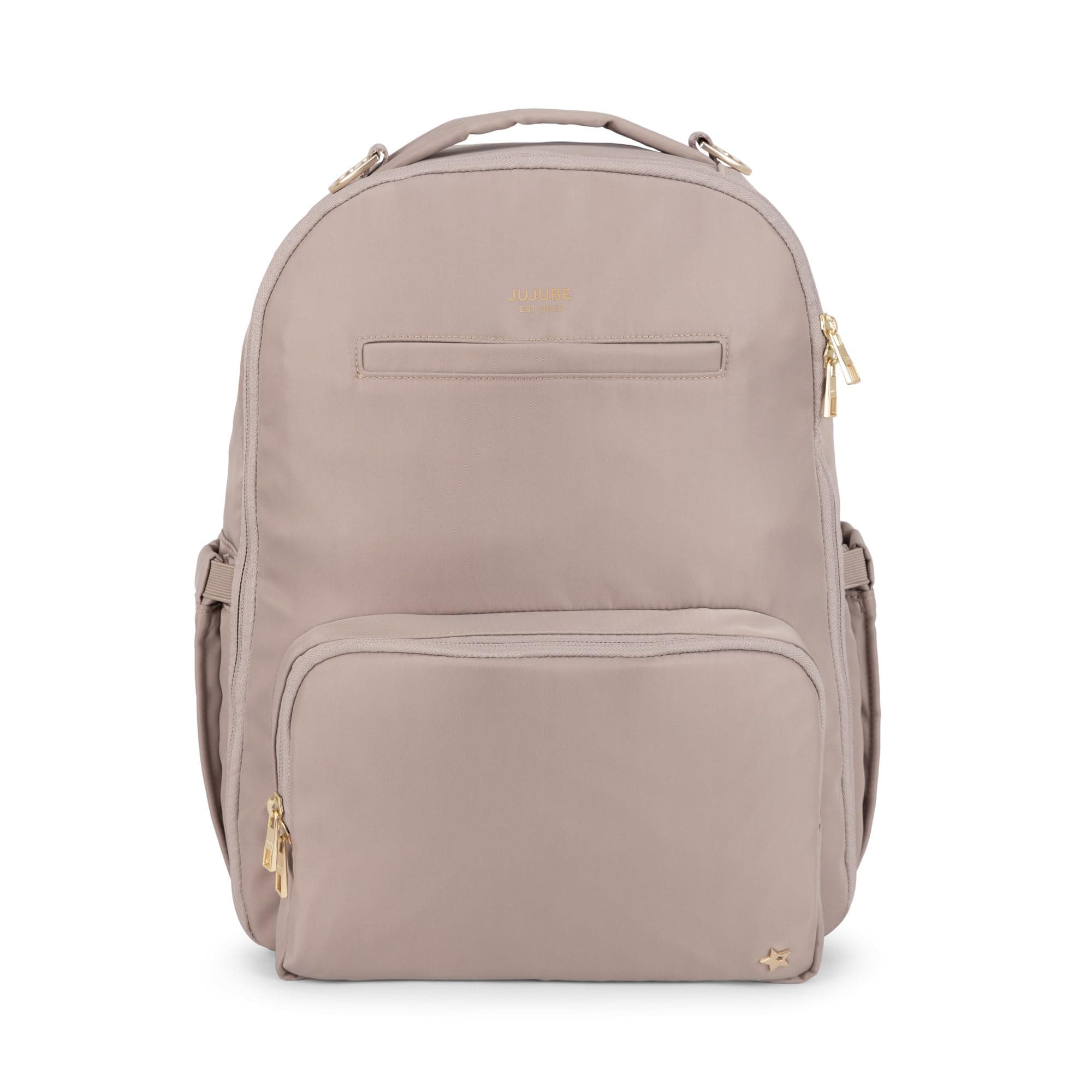 New Classic Diaper Bag Backpack with Portable Changing Pad, Stroller Straps, Large Travel Backpack for Boy or Girl, Carrying Baby Bottles, Wipes, Diapers, Pacifiers, Taupe, Mother's Day Gift