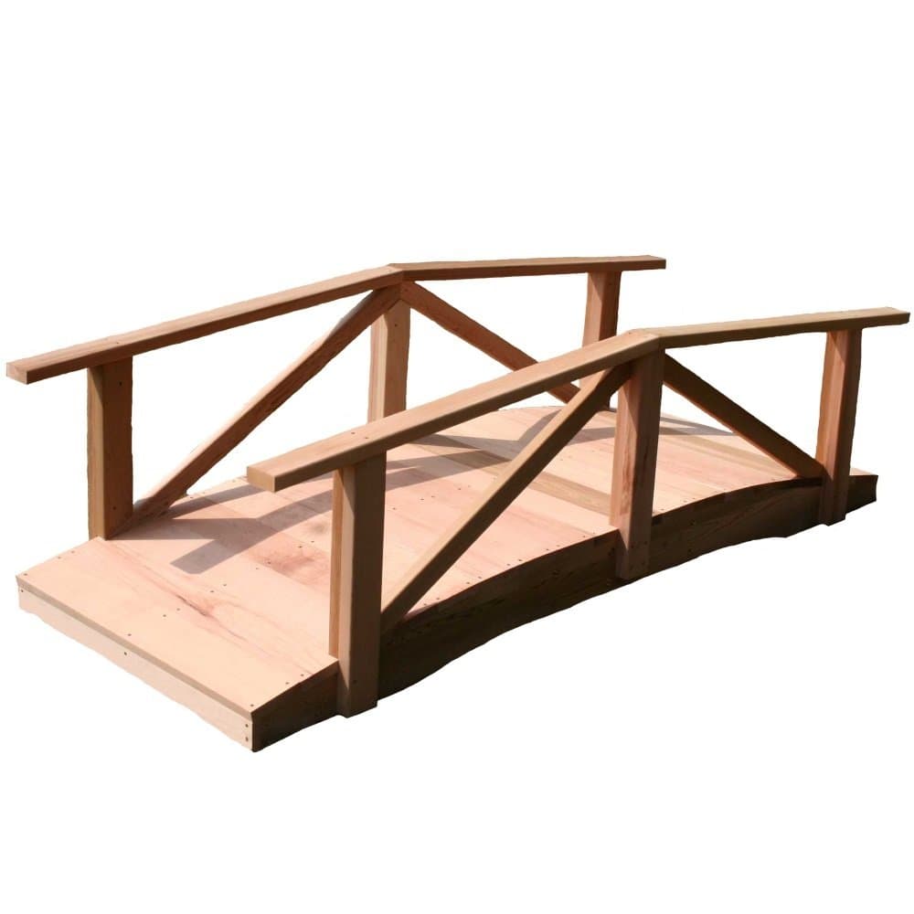 Cedar Pearl River Garden Bridge (96 in.)