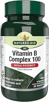 Natures Aid Vitamin B Complex 100mg 30 Tablets