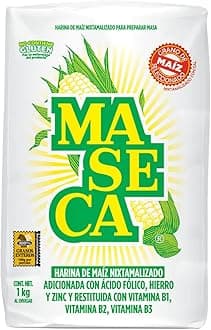 White Maseca Corn Flour 1 Kg (Pack of 2)