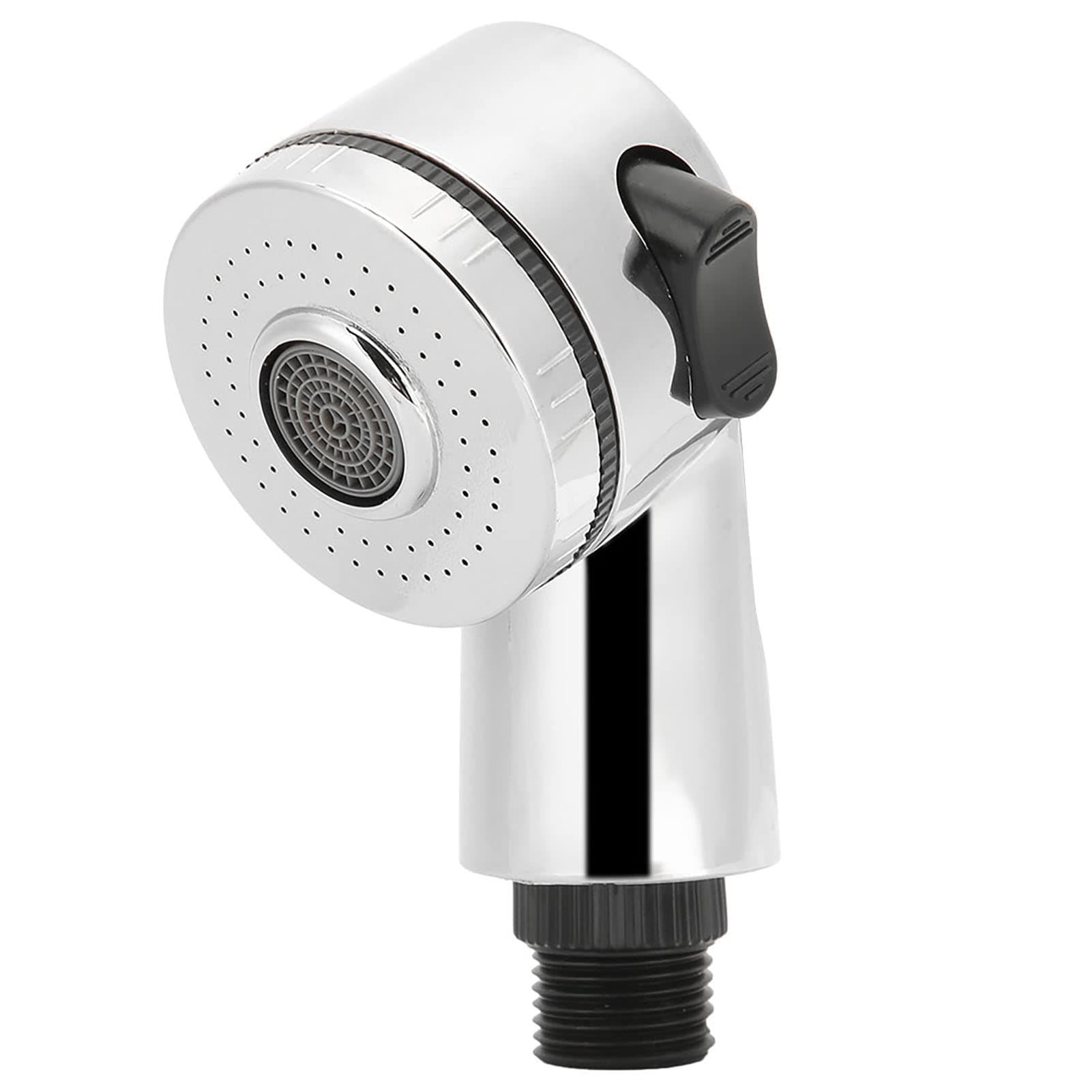 DAUB Salon Spray Head with Side Control Button, Stainless Steel Filter Nozzle for Shampoo Bowl Bed Chair Sink - Shower Head Replacement Part for Salon, Barber Shop