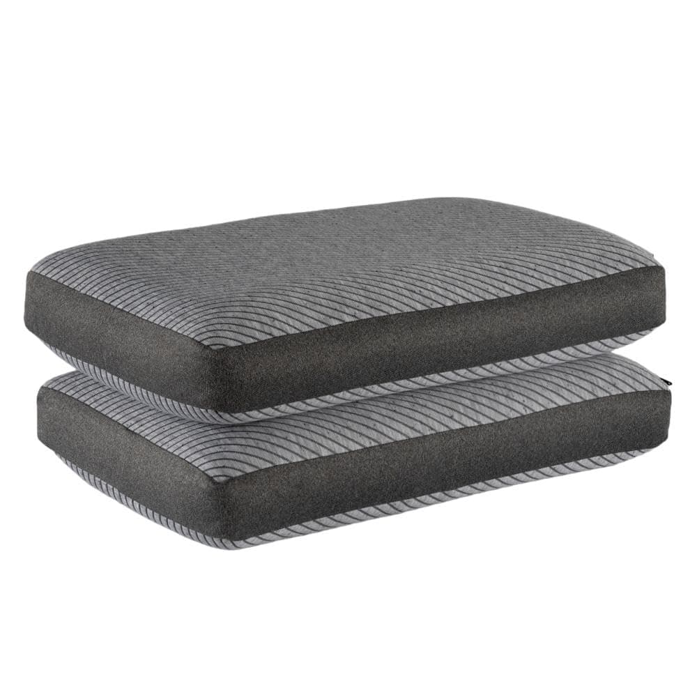 Wakefit Memory Foam Sleeping Pillow - Pack of 2 - Medium Plush Feel - Neck & Shoulder Support - For Back, Side, & Stomach Sleepers - Home, Hotel, & Spa Essentials