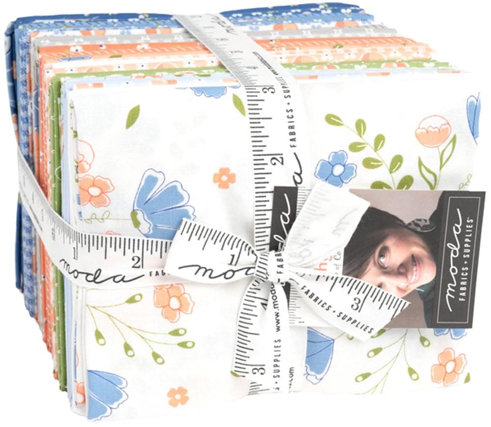 Peachy Keen AB Bundle by Corey Yoder, 34 18-inch by 22-inch Precut Fabric Fat Quarters