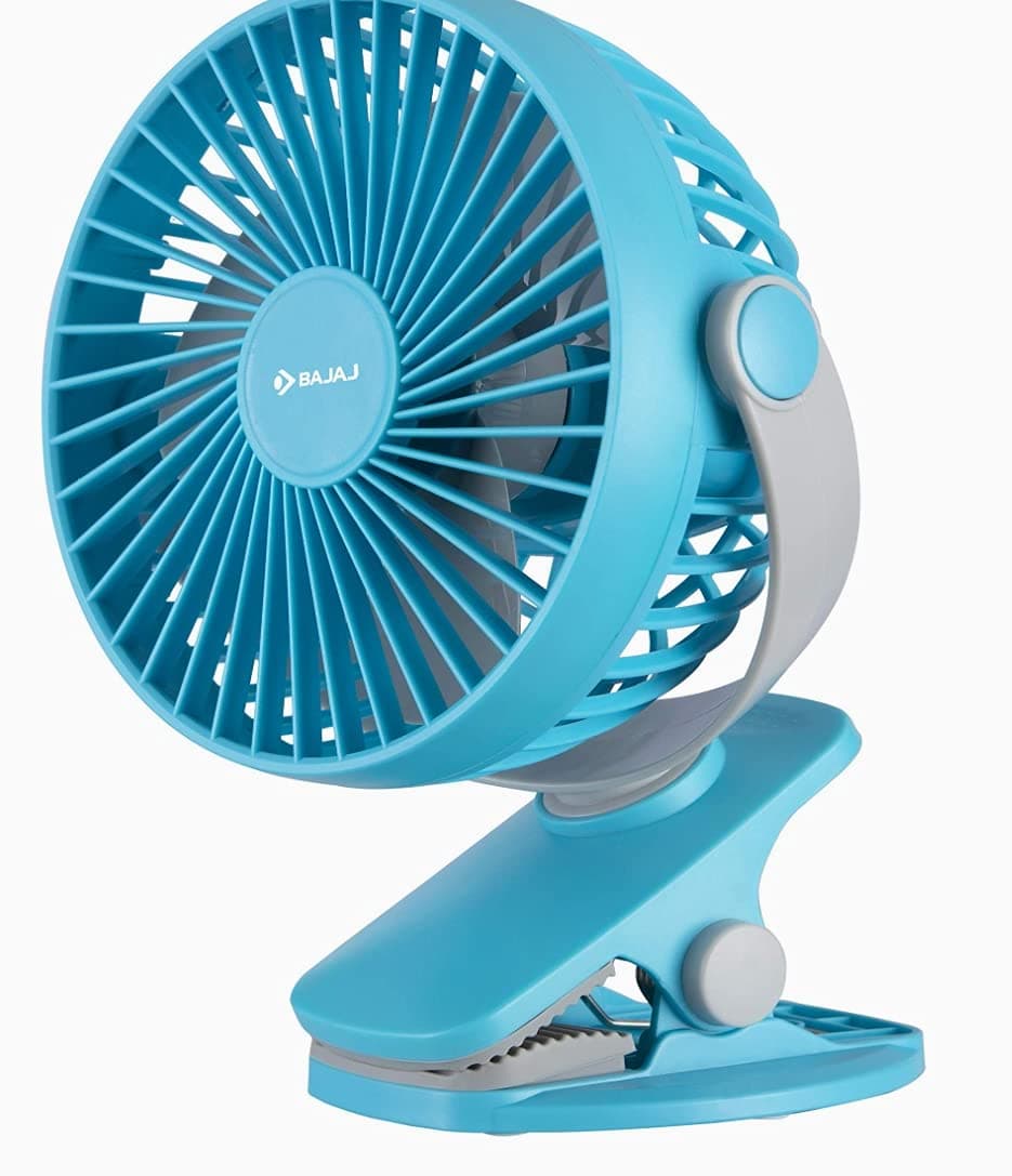 PYGMY MINI 110 MM 10 W HIGH SPEED OPERATION, USB CHARGING, MULTI-CLIP FUNCTION PERSONAL FAN