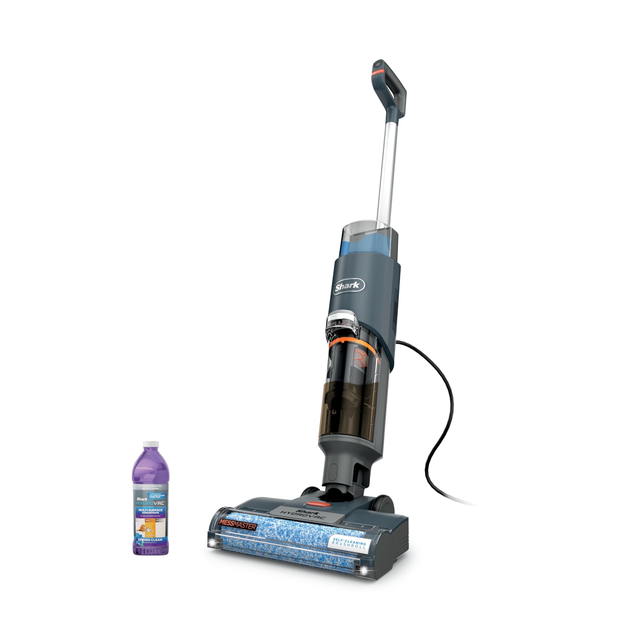 Shark HydroVac MessMaster 3-in-1 Vacuum Cleaner System with Cable, Mop and Self-Cleaning, for Hard Floors and Area Carpets, WD161