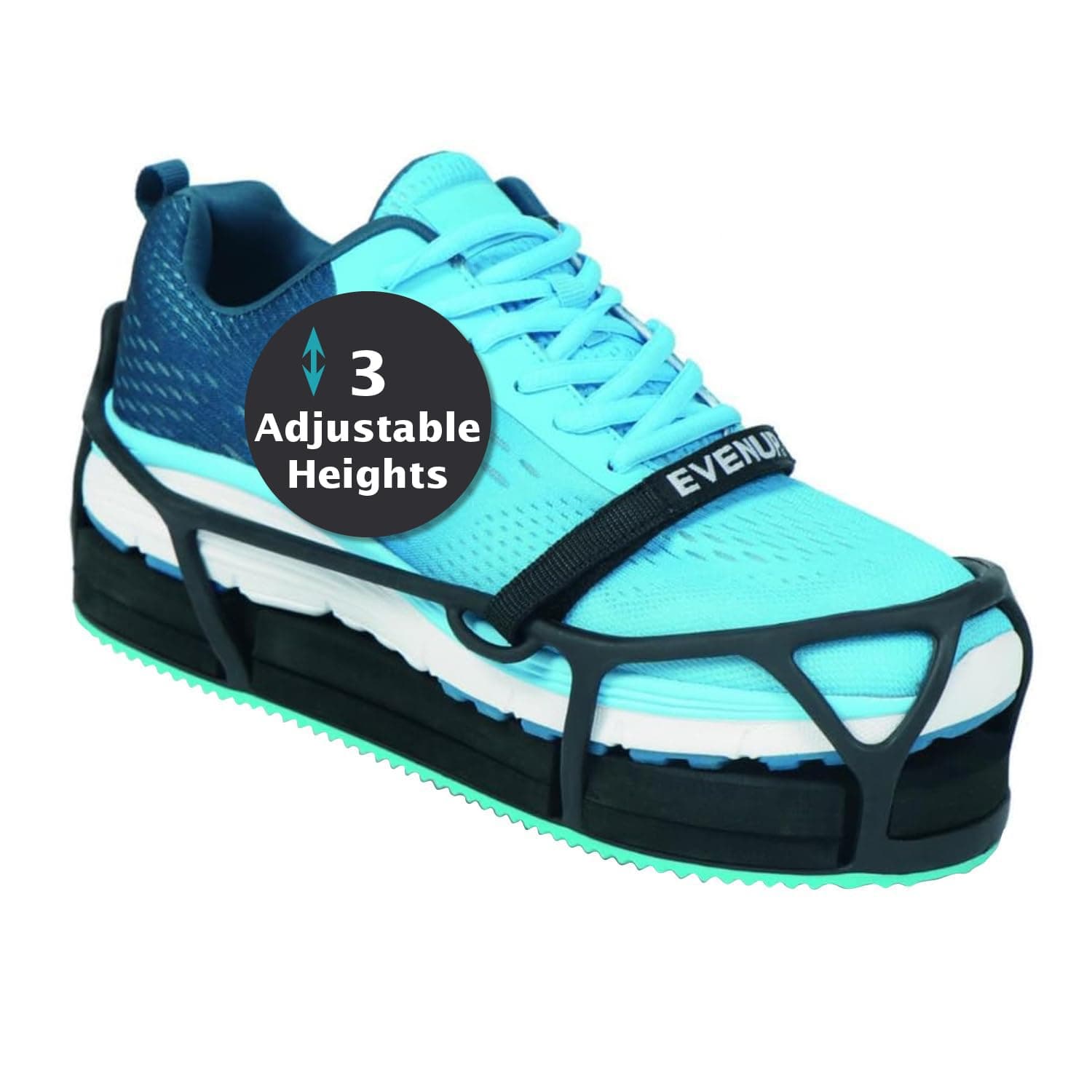 The Authentic Shoe Balancer Size Large for use with Walking Boot or leg length discrepancy. Improves your gait using a variety of height adjustments.