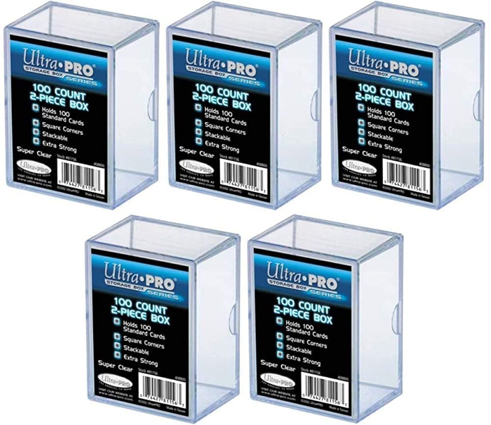 Pack of 5 - 100 Count 2 Piece Storage Box