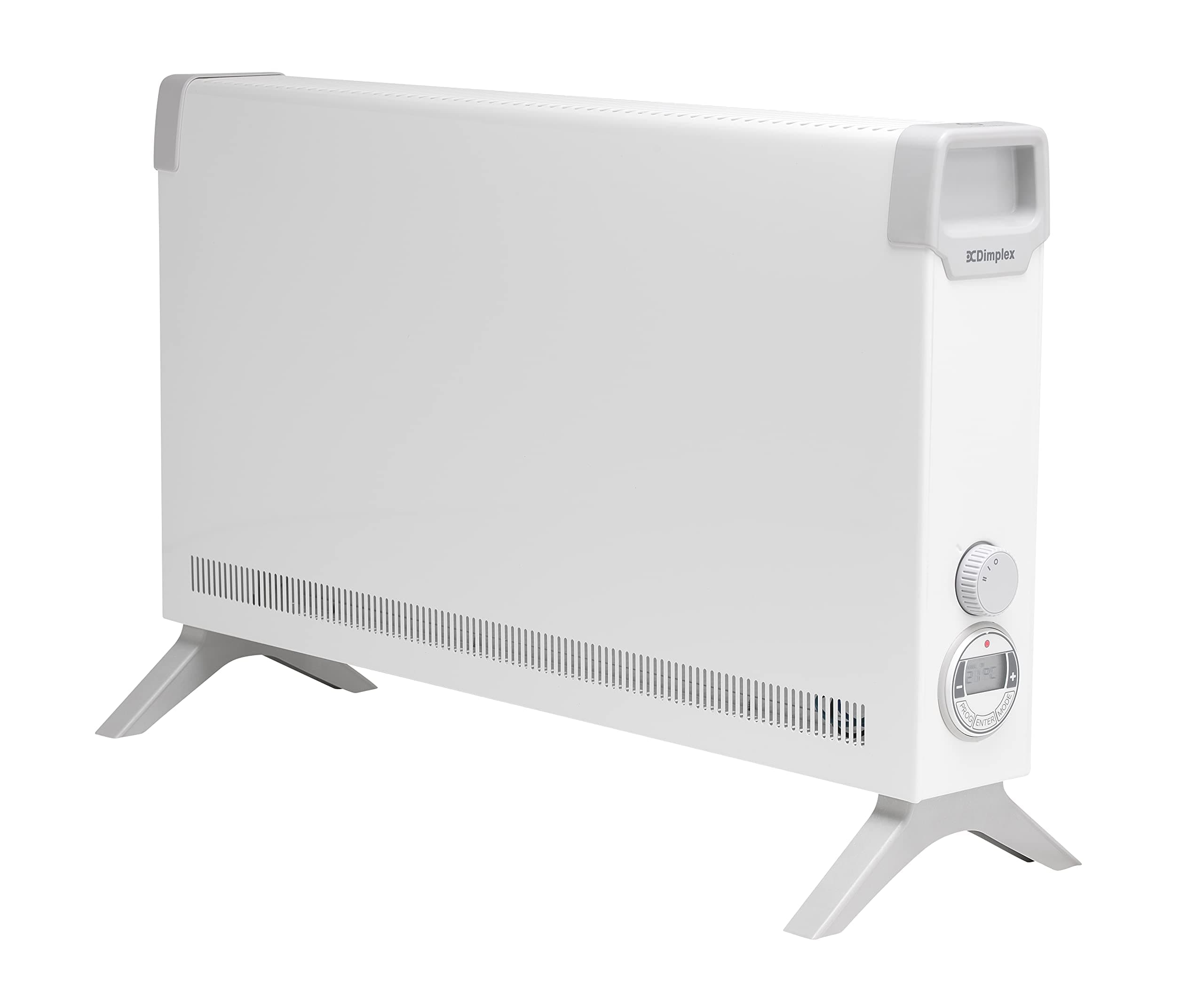 – Dimplex Freestanding and wall mountable Convector with electronic thermostat Plus 7 day timer, White/Grey, 3 kW
