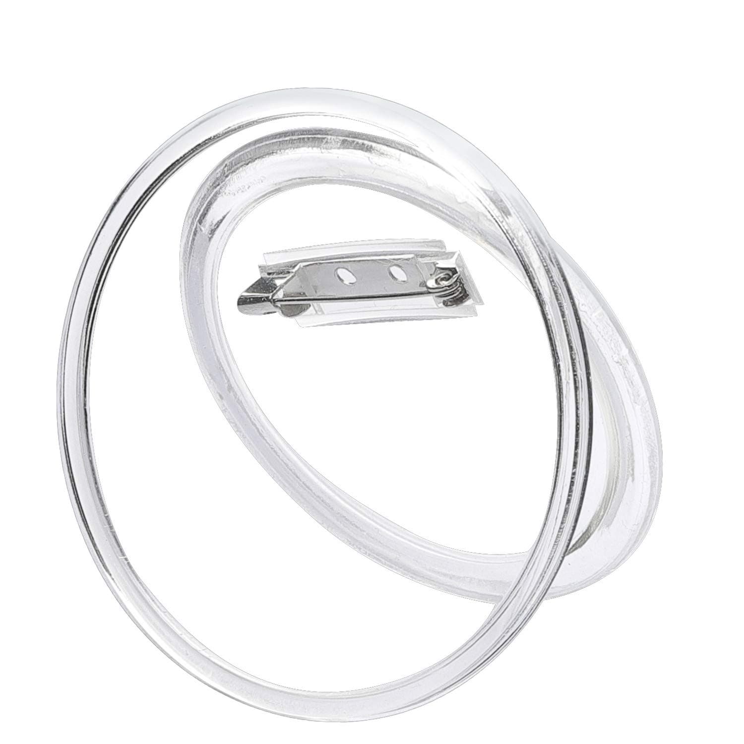 Sets Acrylic Design Button Clear Button Badges Kit with Pin for Craft Supplies or DIY Badges (2.36 inch) (40)