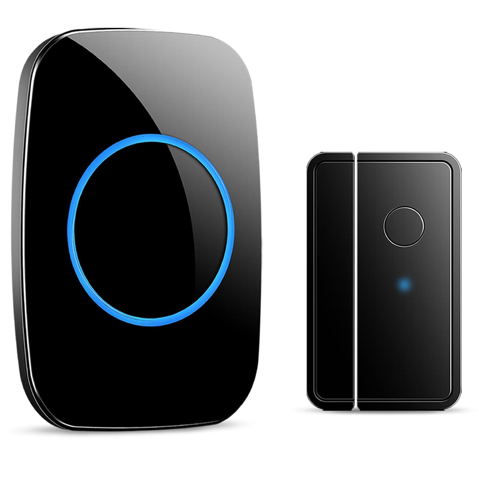 Door Chime When Door Opens, FullHouse Door Sensor Wireless Entry Alarm with 1000ft Range, 60 Chimes and 5 Volume Levels for Business/Store/Home/Office