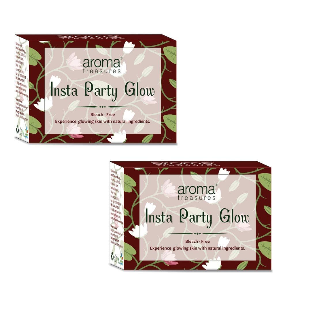 - Insta Party Glow single time use kit for natural and instant glow for all skin type (Non Bleach Product) (Pack Of 2)