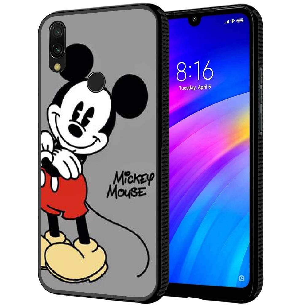 Cellkraft Licensed Designer Disney Mickey Mouse Hard Back Case Mobile Cover for Xiaomi Redmi 7 (D574)