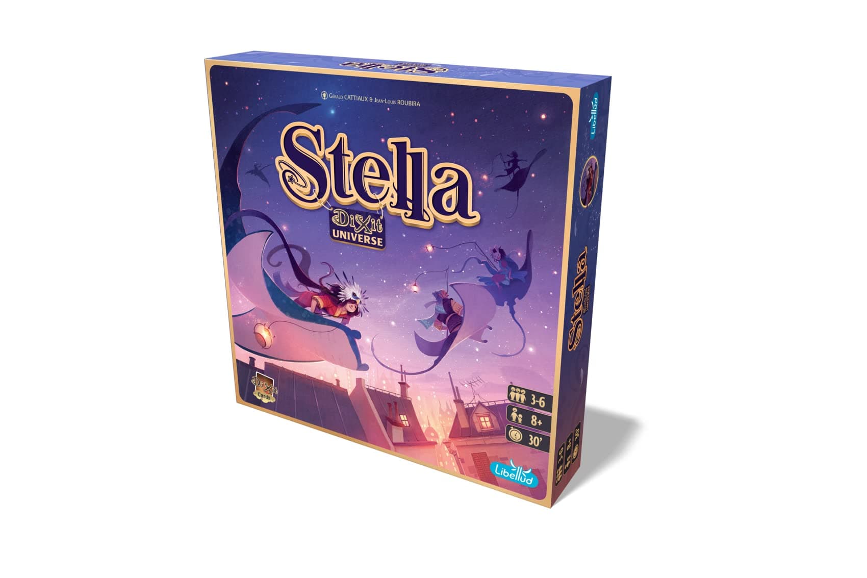 Stella: Dixit Universe Board Game - Competitive Sky Exploration Image Association and Strategic Guessing, Fun Family Game for Kids and Adults, Ages 8+, 3-6 Players, 30 Min Playtime