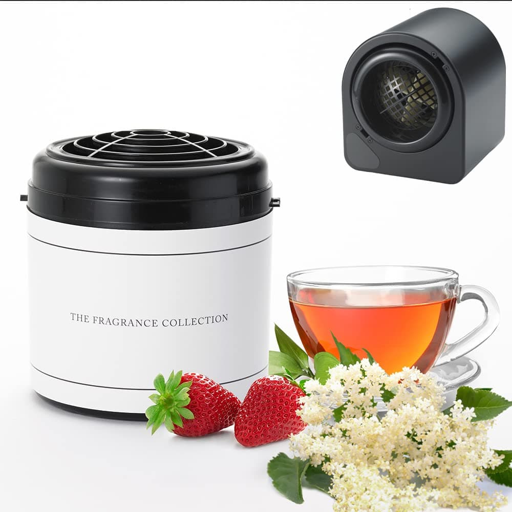 The Ritz-Carlton Home Diffuser Set - Scent Machine and 50 Central Park Scent Cartridge - Notes of Elderflower, Black Tea, and Ripe Strawberry
