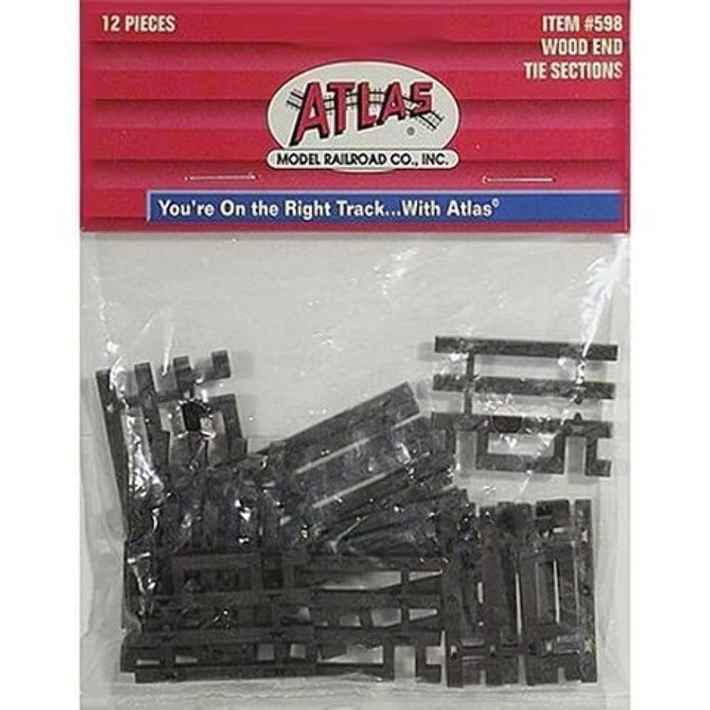 Atlas HO Code 83 Flex-Track End Ties (6)
