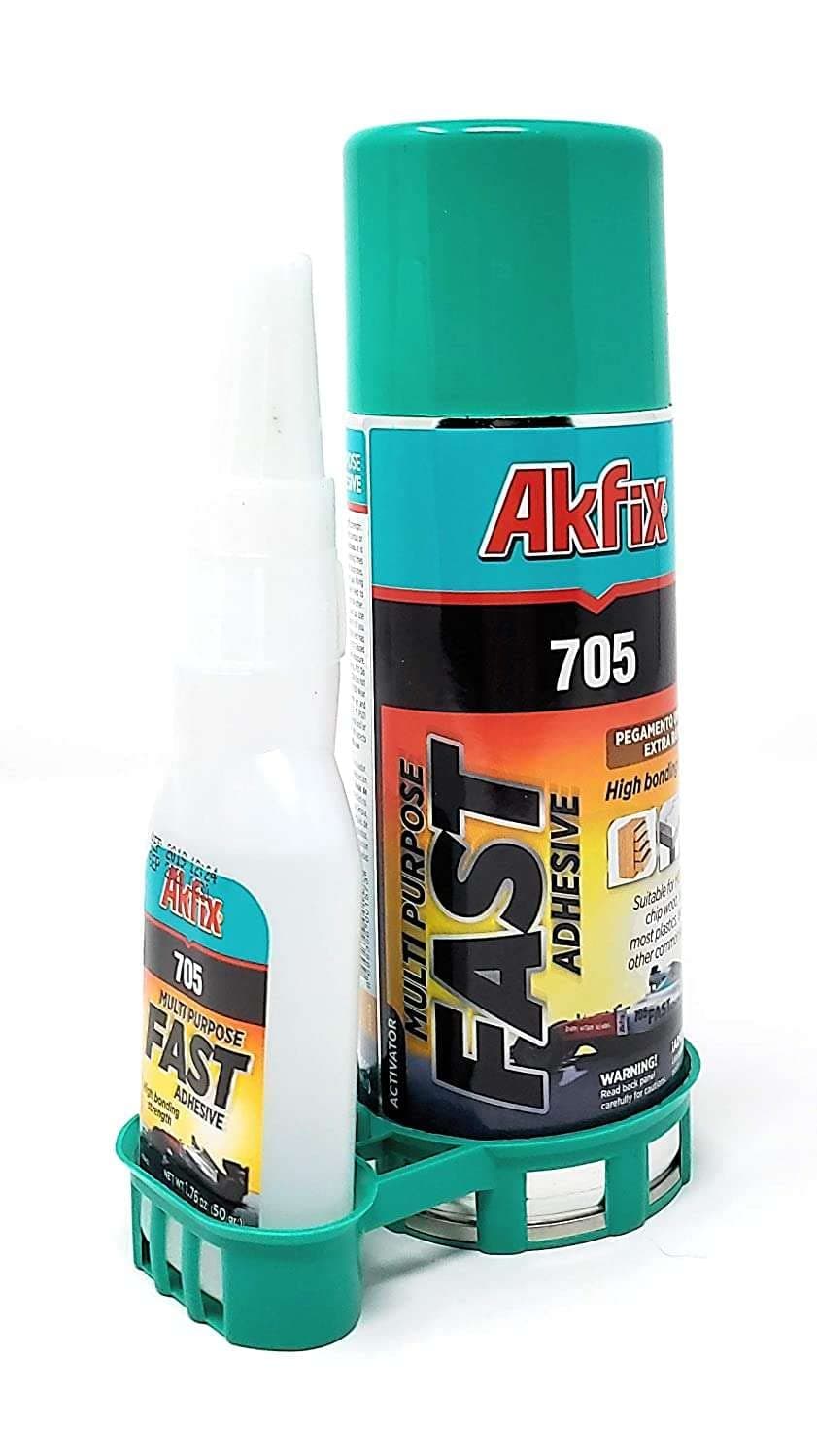 GA060 705 Fast Adhesive CA Glue (1.76 oz.) with Activator (6.76 fl oz.) [Clear Super Glue Adhesive and Accelerator Spray]