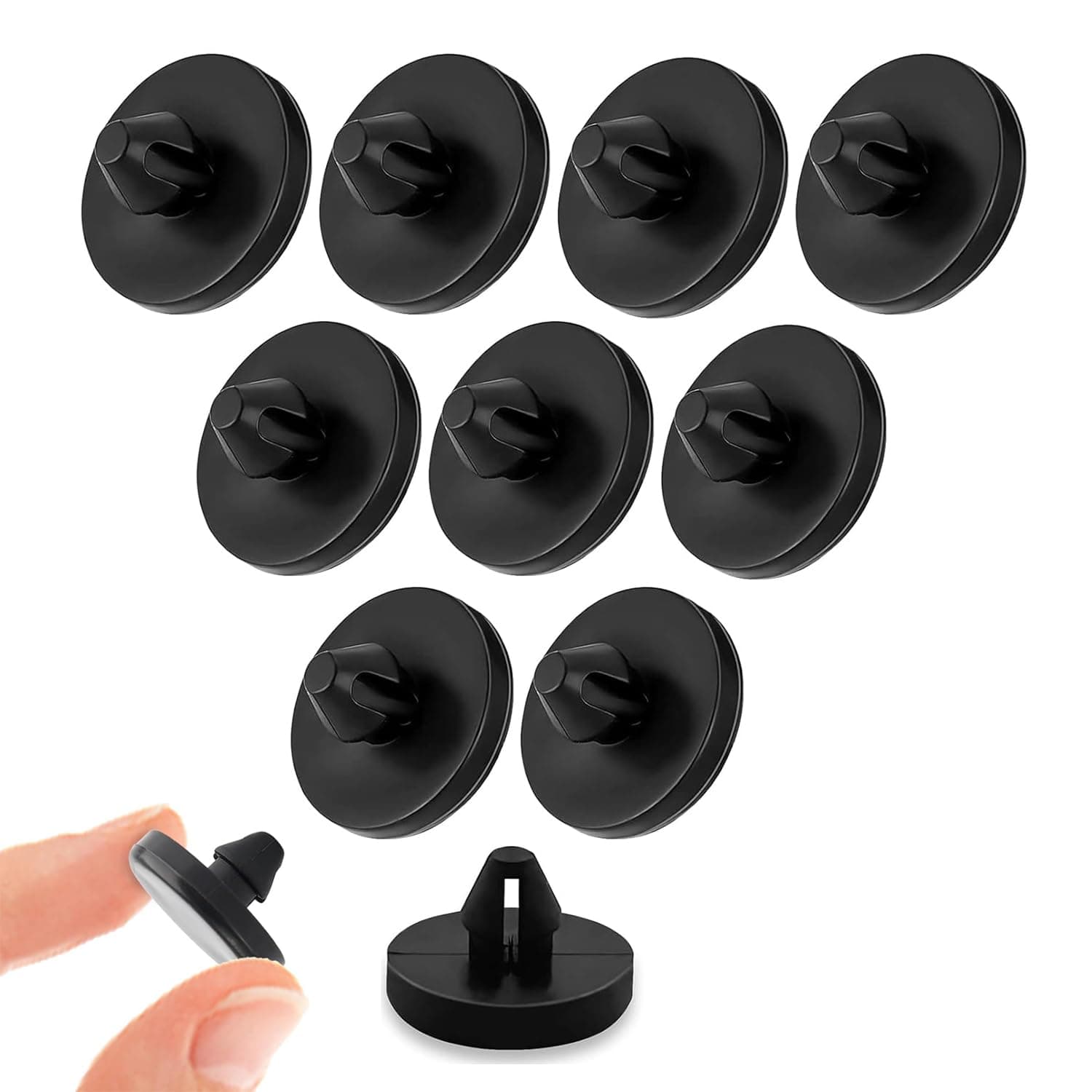 12 Pcs Brake Switch Stopper, Car Brake Light Switch Stopper,Stop Lamp Switch Stopper,Brake Switch Pad,Automotive Clutch Pedal Stopper, Brake Pedal pad Replacement for Most Cars, 90541-0603