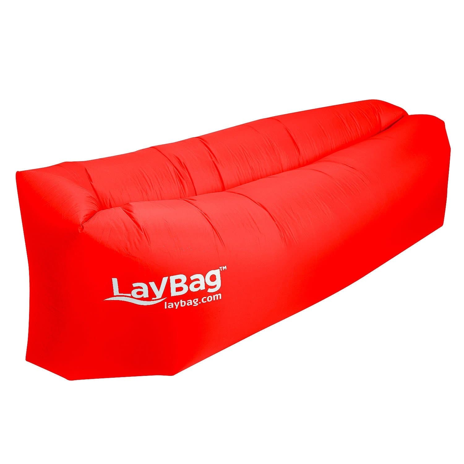 LayBag Inflatable Air Lounge, Ruby Red