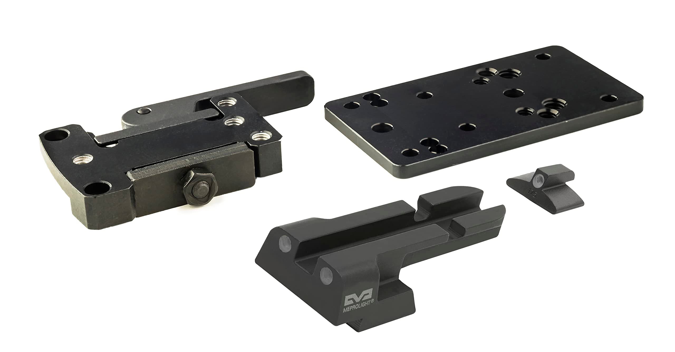 Meprolight microRDS IWI Jericho (Except Jericho II/Enhanced) Adapter Kit w/Backup Night Sight Set, QD Adapter & Optics Adapter Plate 88071506