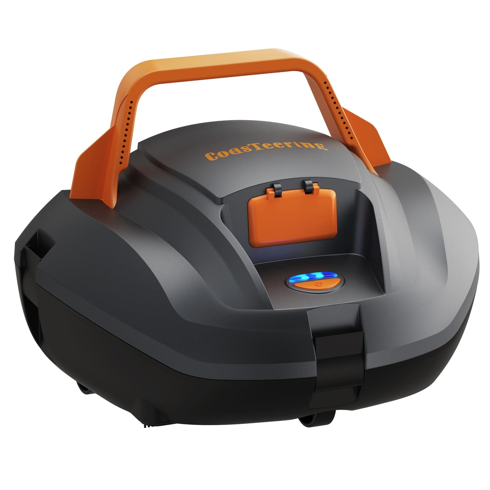 Robotic Pool Cleaner, Cordless Pool Vacuum Robot with 100 Mins Runtime, Fast Charging, Powerful Suction, Self-Parking, Ideal for Above Ground Pools up to 850 Sq.ft