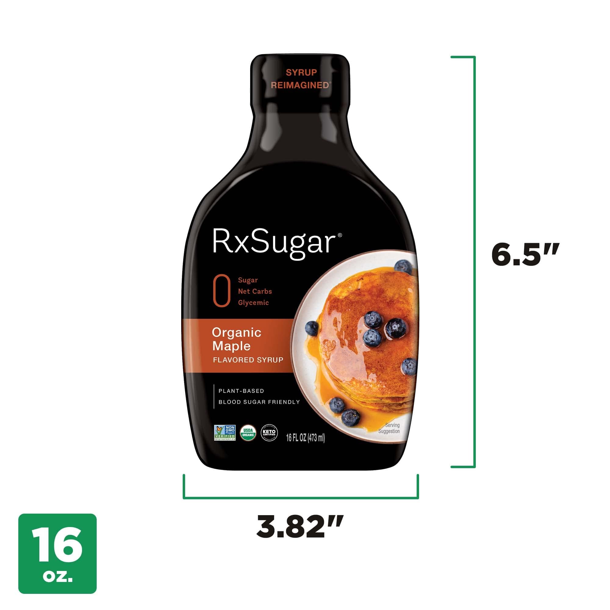 RxSugar Organic Pancake Syrup