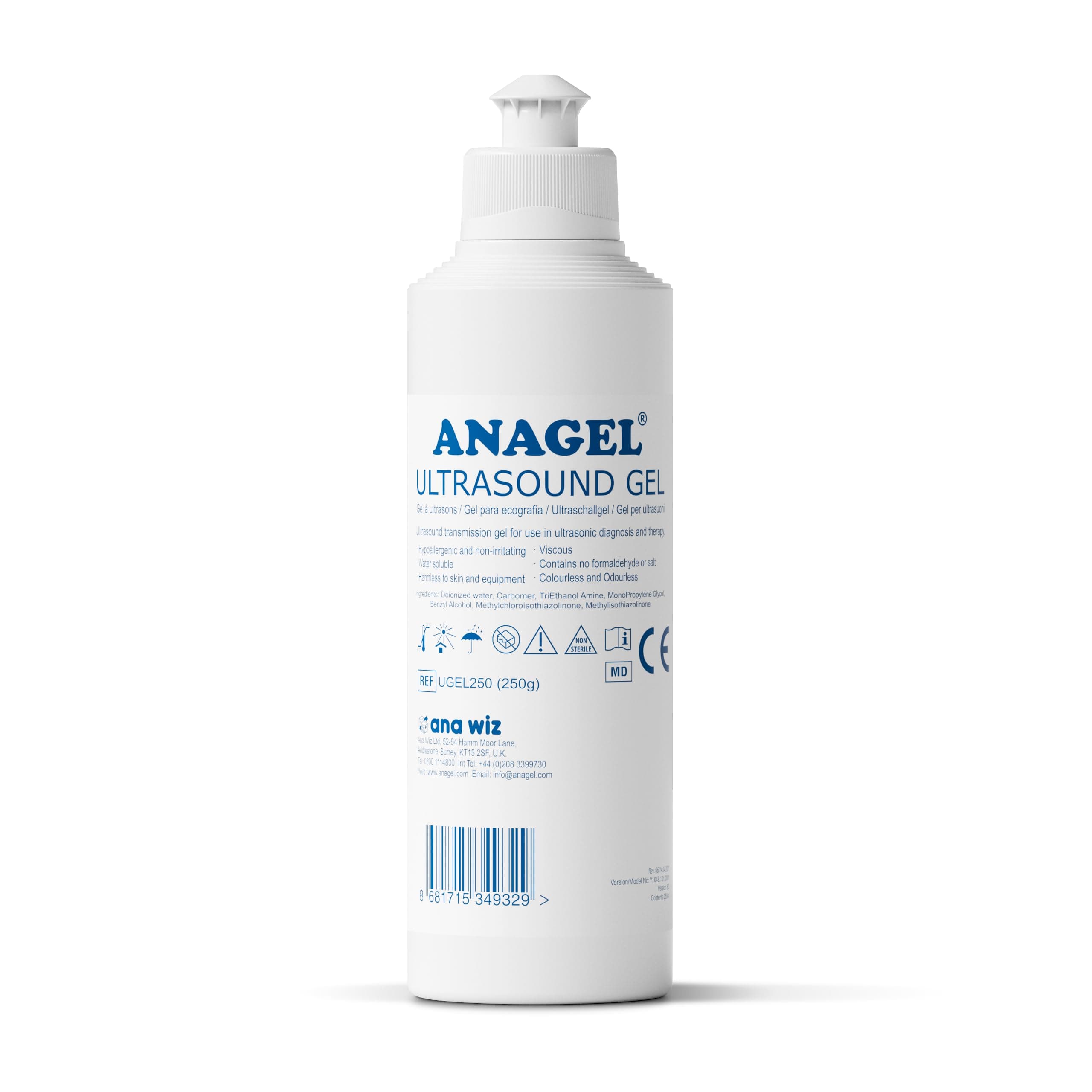 Ultrasound Gel Bottle 250ml
