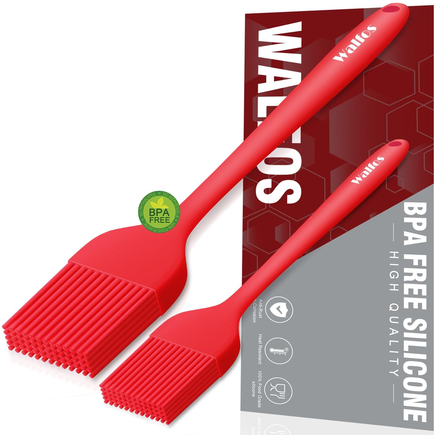 2Pcs Silicone Brush Set